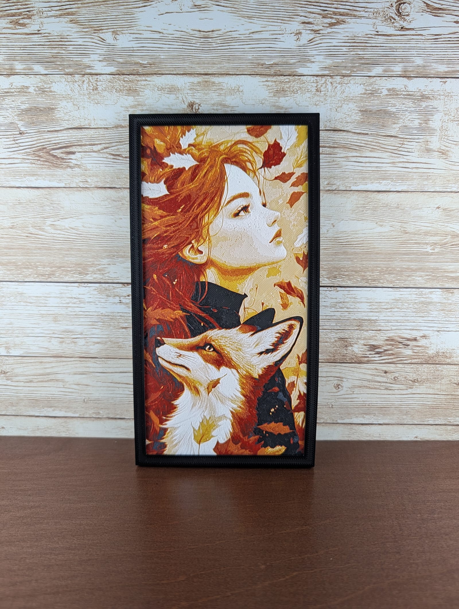 Autumn Woman Fox