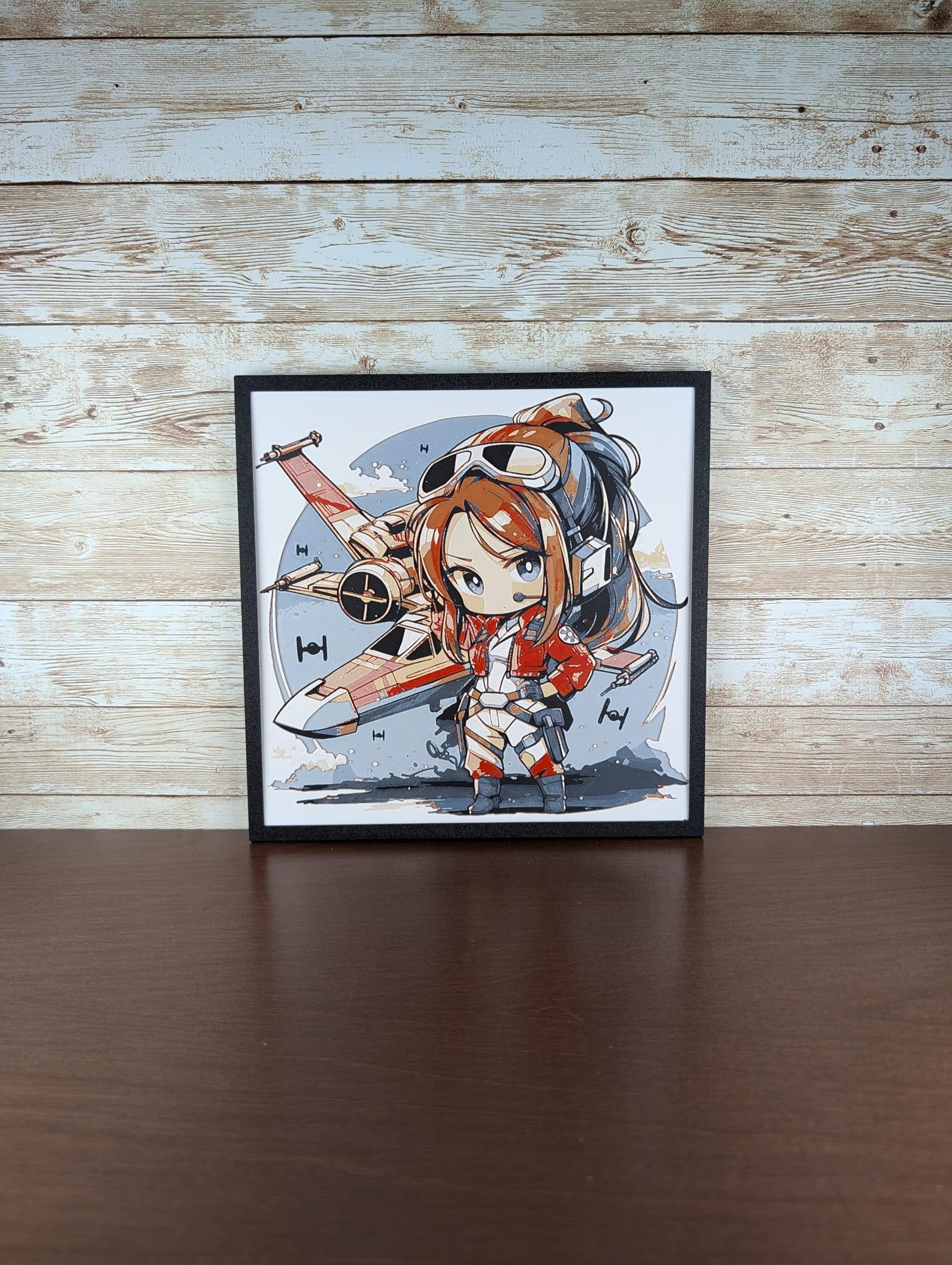 Chibi Rebel Pilot X-Wing