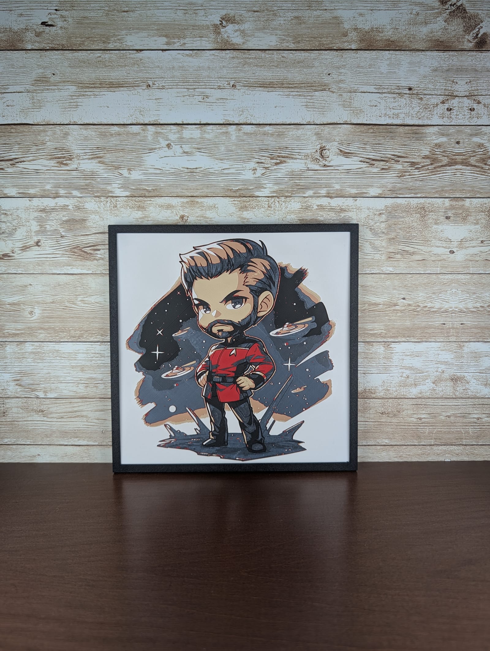 Chibi Starfleet Captain Riker