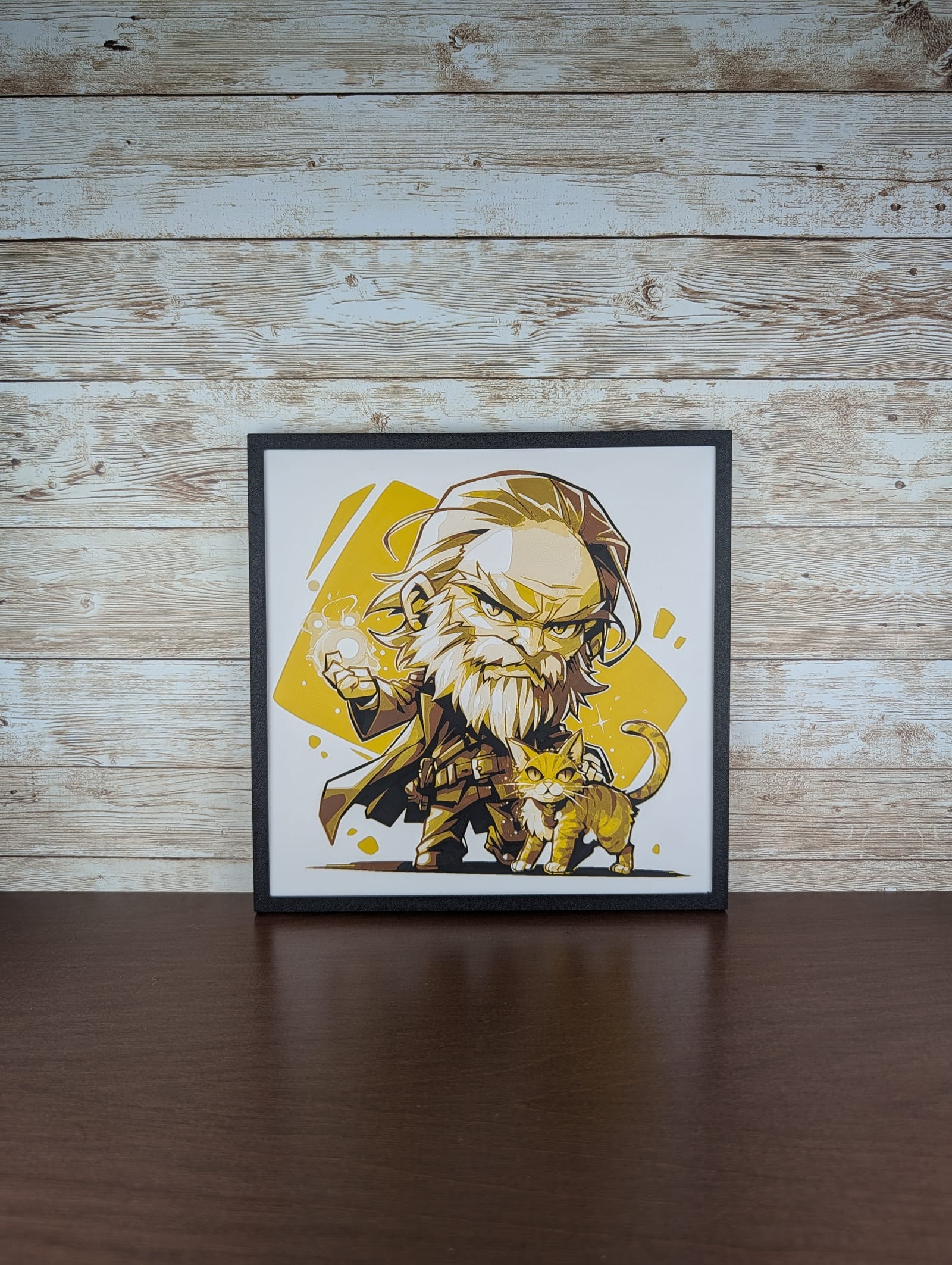 Mystical Wizard and Cat