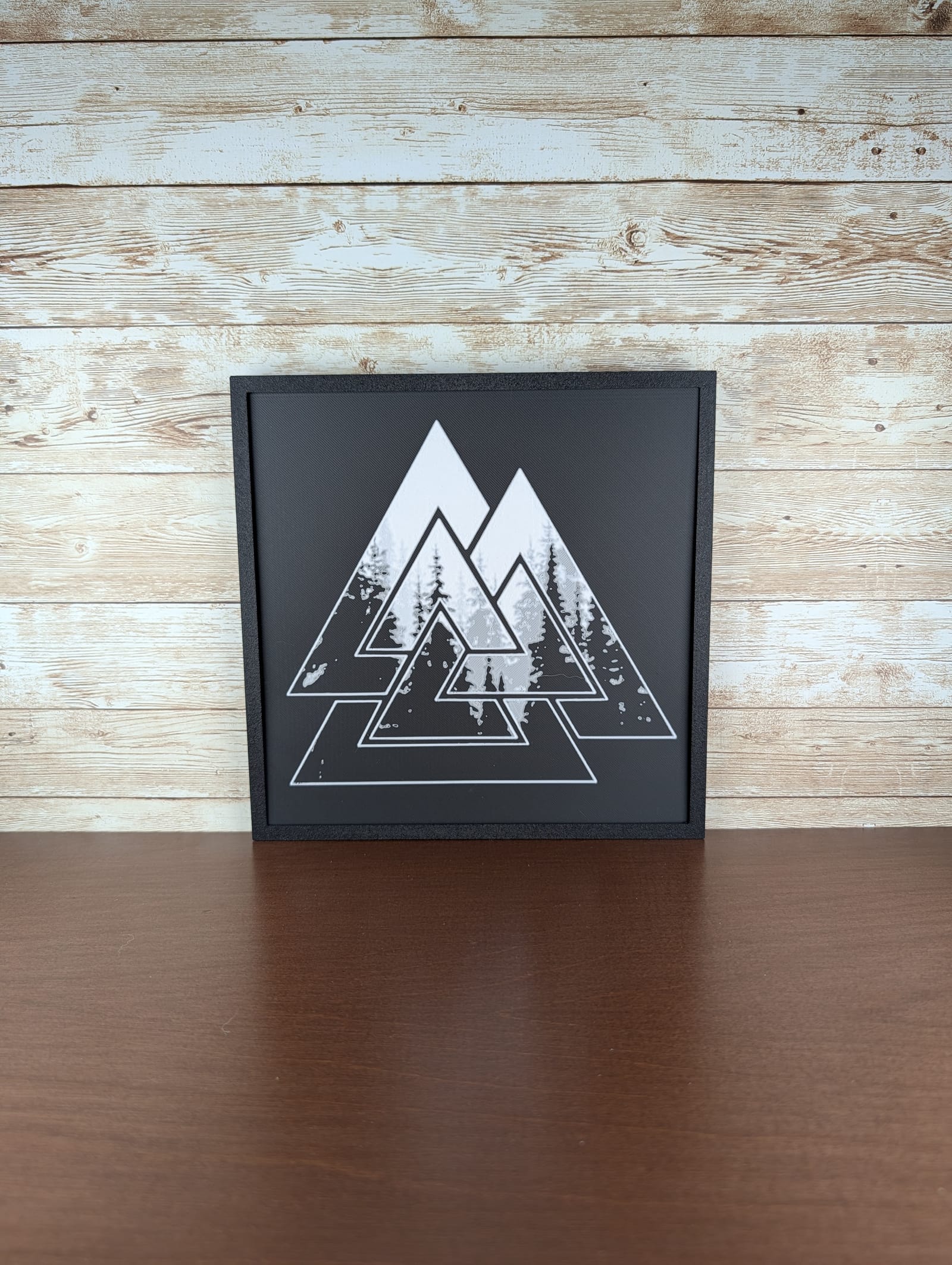 Geometric Mountain Peaks