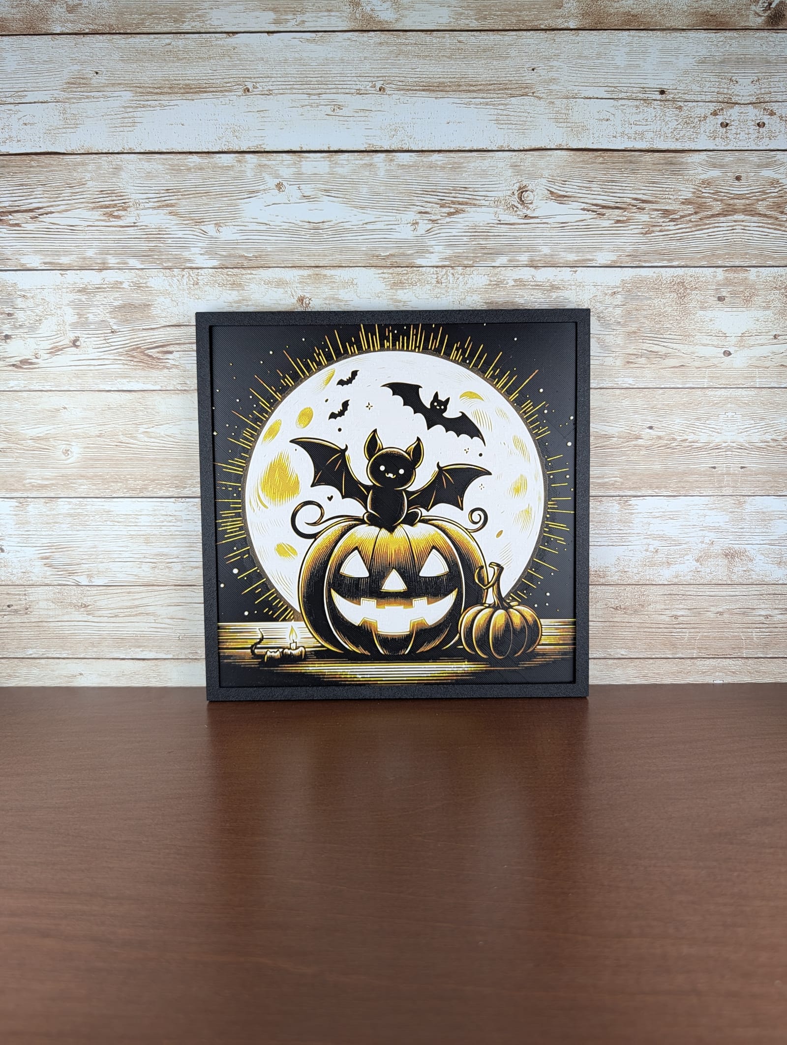 Halloween Bat Pumpkin