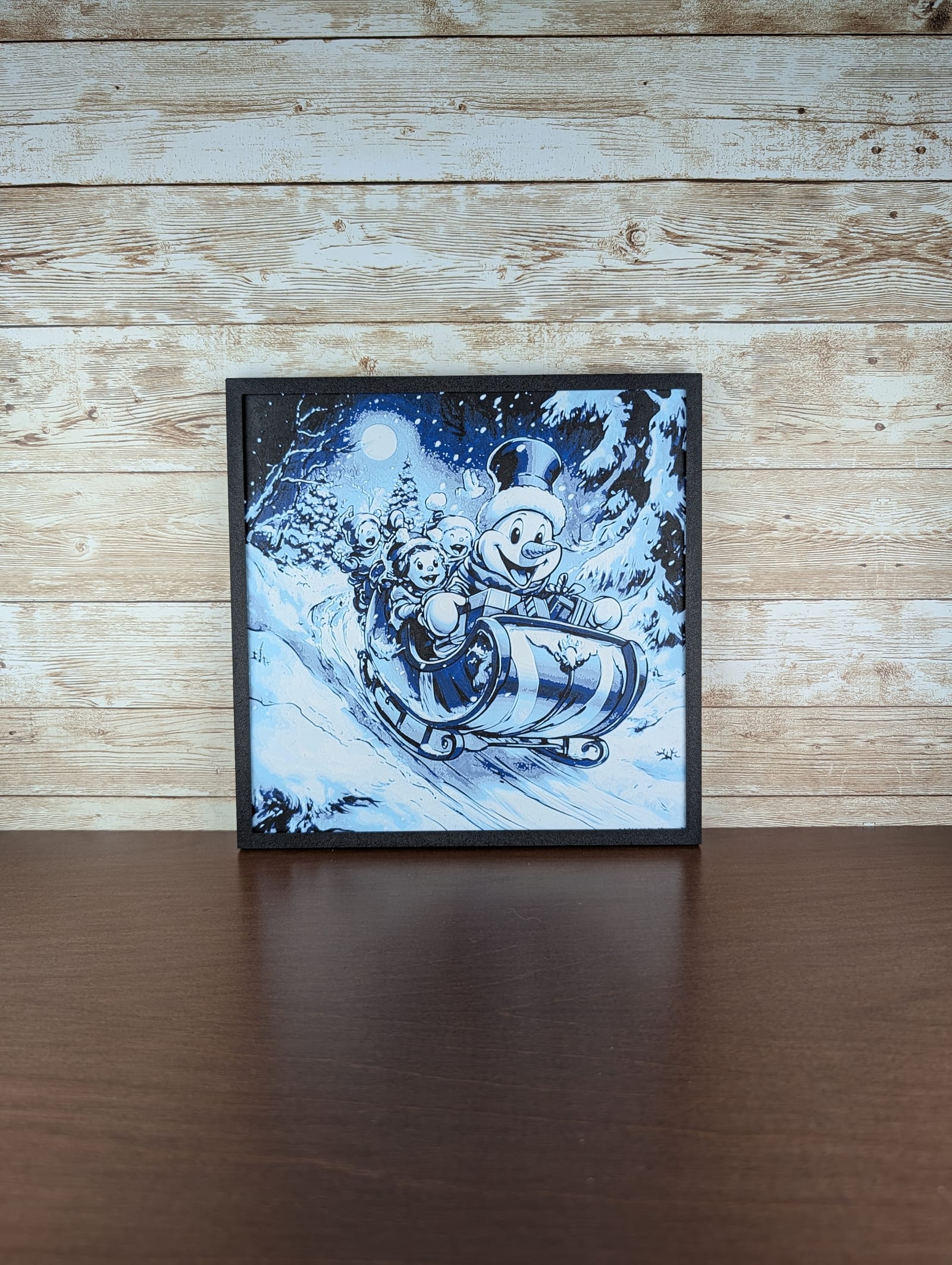 Jolly Snowman Sleigh Ride