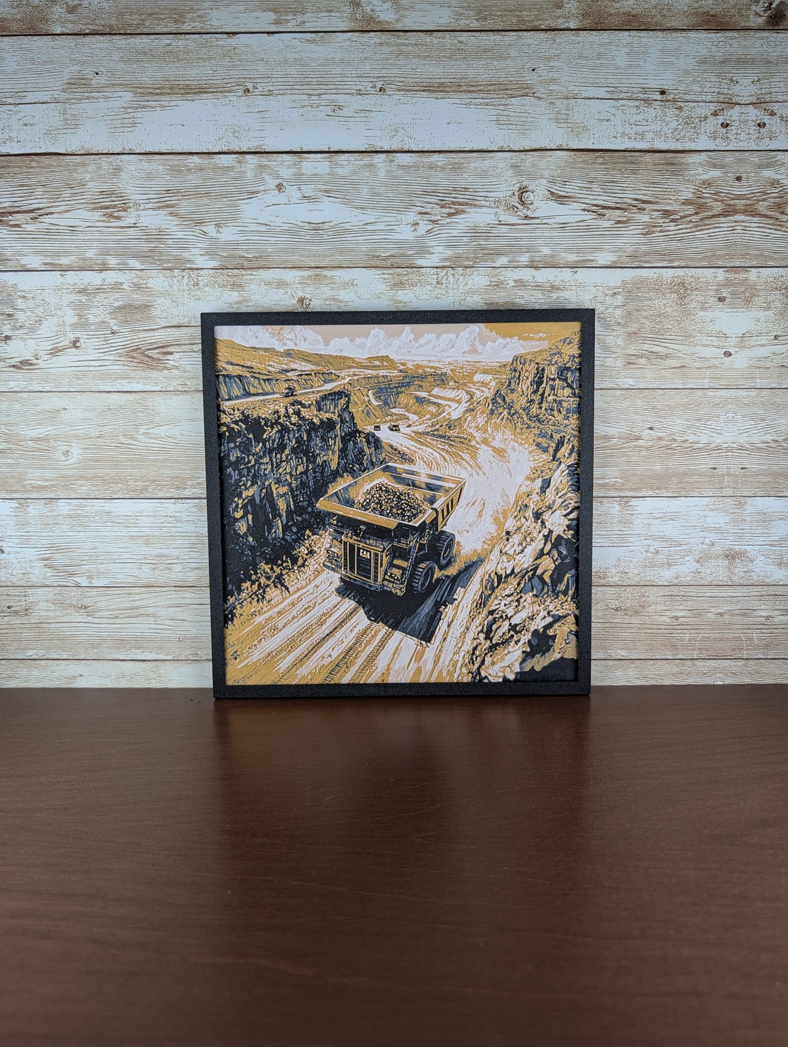 Open Pit Mining Scene